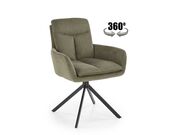 Стул HALMAR K536 оливковый/черный..