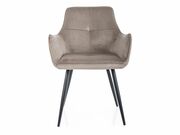 Стул SIGNAL GRAPE Velvet Bluvel 40 темно-беже..