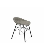 Стул Sheffilton SHT-ST19-SF1/S107 коричневый  сахар/черный муар