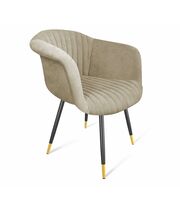 Стул Sheffilton SHT-ST31-С1/S95-1 артикул СТ-471 ванильный крем/черный муар