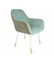 Стул Sheffilton SHT-ST38-3/S129 вечерняя заря/белый муар/золото