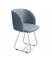 Стул Sheffilton SHT-ST33/S38 синий лед/хром лак