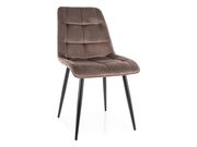 Стул SIGNAL CHIC Velvet Bluvel 38 капучино/че..