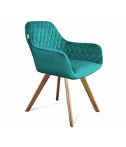 Стул Sheffilton SHT-ST38/S39 альпийский бирюзовый/светлый орех