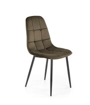 Стул HALMAR K417 коричневый/черный