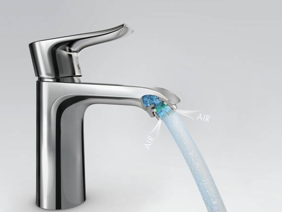 Надежная технология Hansgrohe AirPower