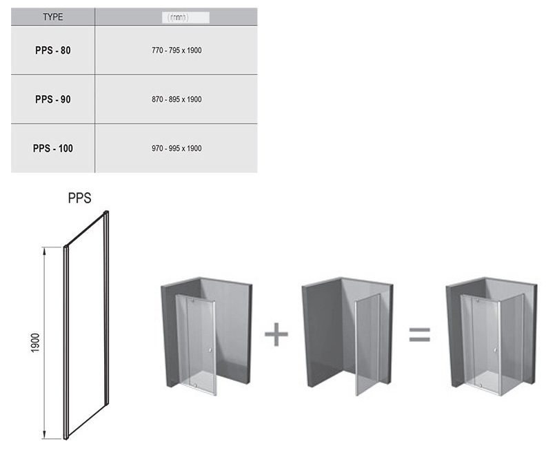 Размеры Ravak PPS